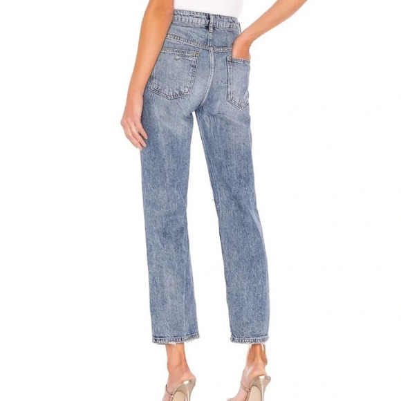 Free People We The Free Dakota Straight Leg Jeans in Vintage‎ Indigo - Picture 2 of 14